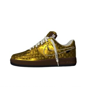 Nike Air Force 1 Low (Louis Vuitton Gold)