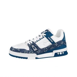 1A9JG15 Louis Vuitton Trainer (Blue White)