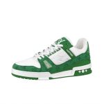 1A9JG8 Louis Vuitton Trainer (Green White 02)