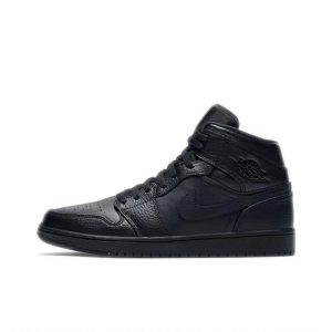 Air Jordan 1 Retro Mid (Triple Black)