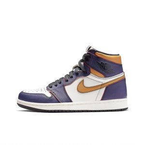 Air Jordan 1 Retro High (Court Purple Yellow)
