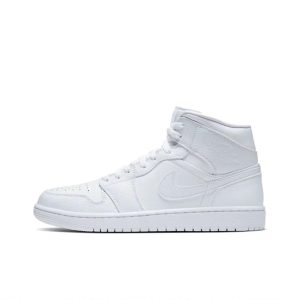 Air Jordan 1 Retro Mid (Triple White)