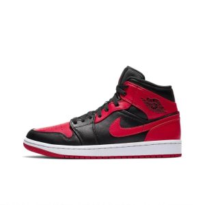 Air Jordan 1 Retro Mid (Red and Black)