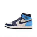 A-076 Air Jordan 1 Retro High (Obsidian)