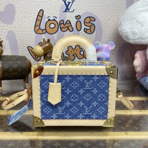 Louis Vuitton Petite Valise Denim Bleu M24161
