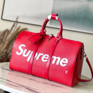 Louis Vuitton x Supreme Keepall Bandouliere Epi