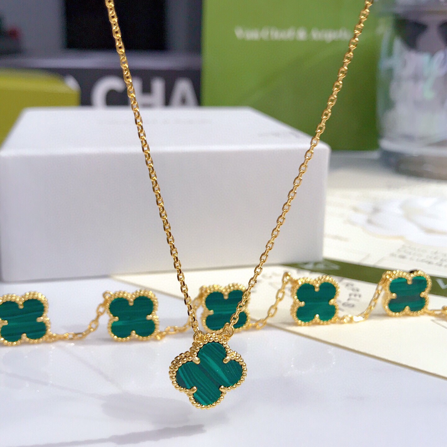 Van Cleef & Arpels Bracelet Necklace Combination - available at shoes886.com