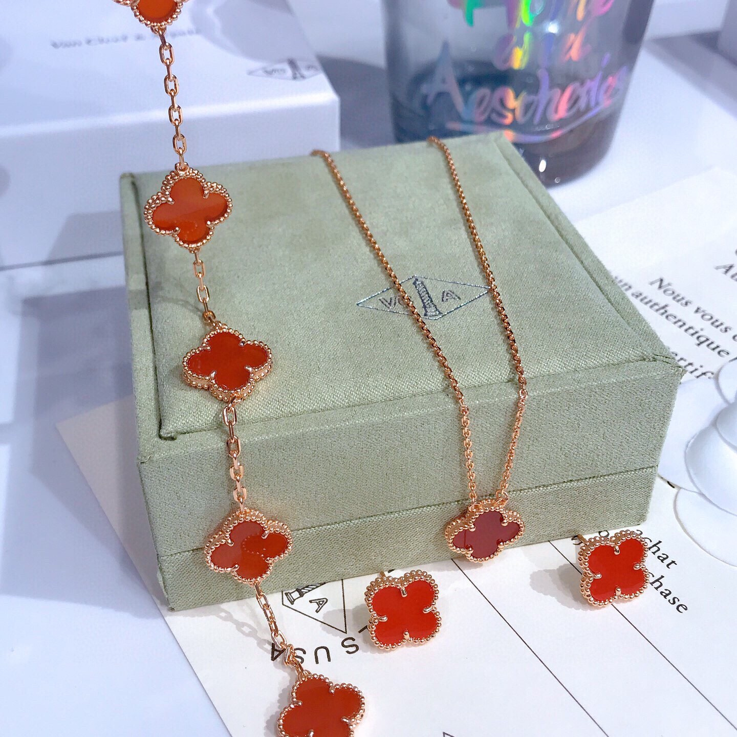 Van Cleef & Arpels 3 Piece Combo Set – available at shoes886.com