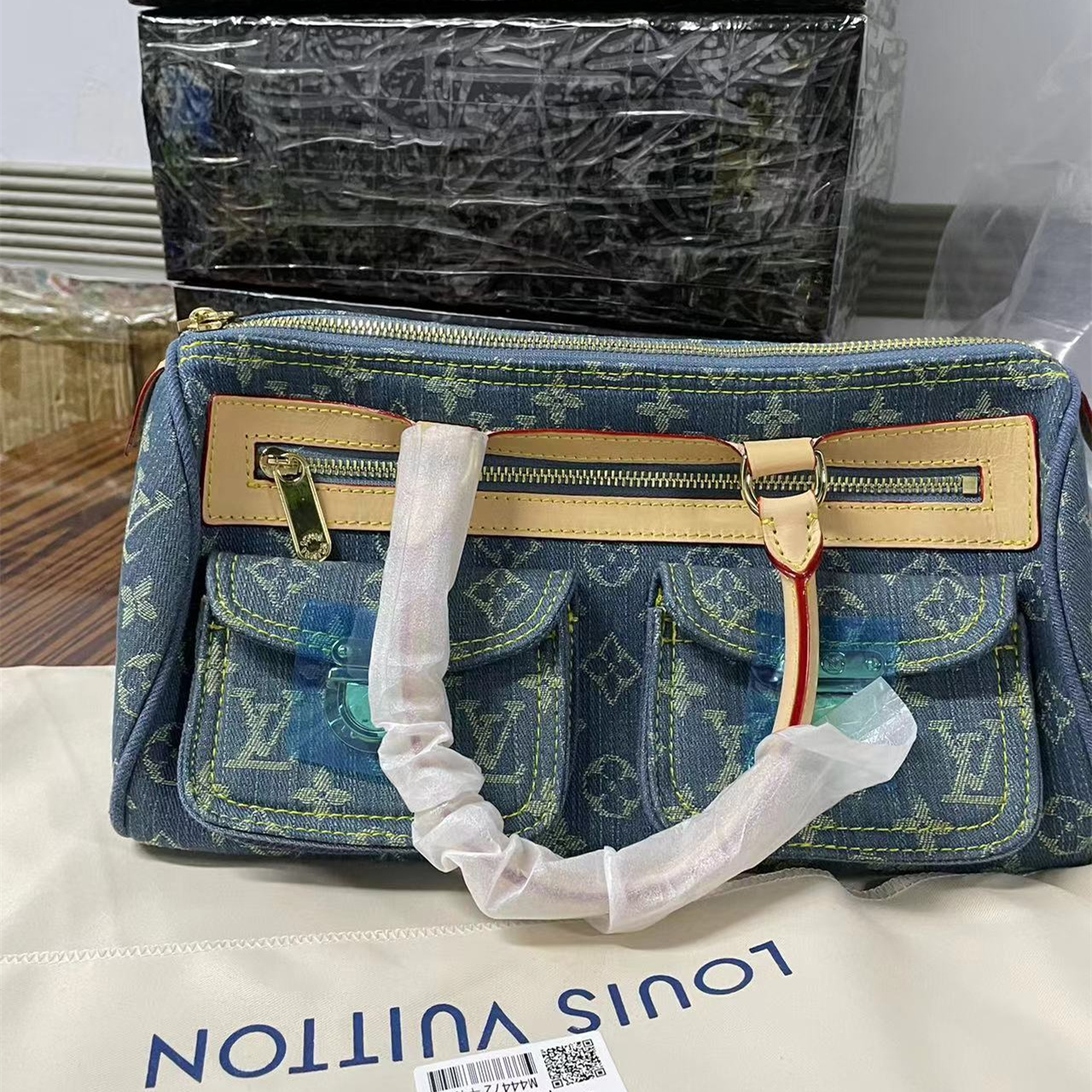 Louis Vuitton Denim Bag - available at shoes886.com