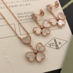 Van Cleef & Arpels Necklace Earrings Combination