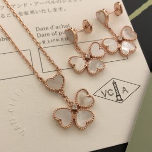 Van Cleef & Arpels Necklace Earrings Combination