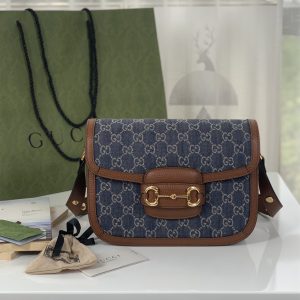 GUCCI Horsebit 1955 Shoulder Bag 602204