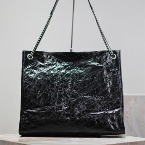 Saint Laurent Niki Crinkled Effect Tote Bag 577998