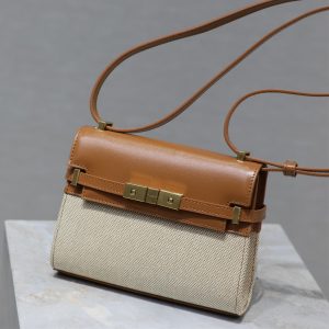 Saint Laurent Mini Manhattan In Canvas 727766