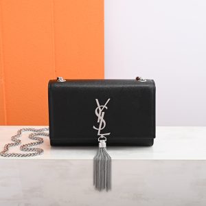 Saint Laurent Kate Small Tassel In Grain De Poudre Embossed Leather 474366