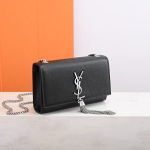 Saint Laurent Kate Small Tassel In Grain De Poudre Embossed Leather 474366