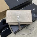 Saint Laurent Kate Small Tassel In Grain De Poudre Embossed Leather 474366