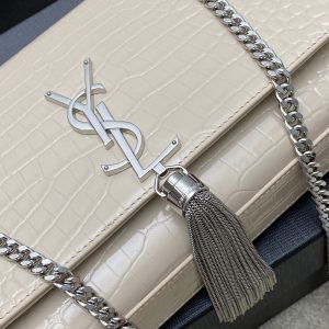 Saint Laurent Kate Small Tassel In Grain De Poudre Embossed Leather 474366