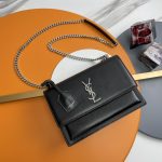 Saint Lauren Sunset Medium In Smooth Leather 442906