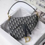 Dior Oblique Saddle Bag with Strap M0455
