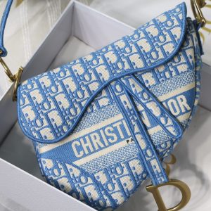 Dior Oblique Saddle Bag with Strap M0455