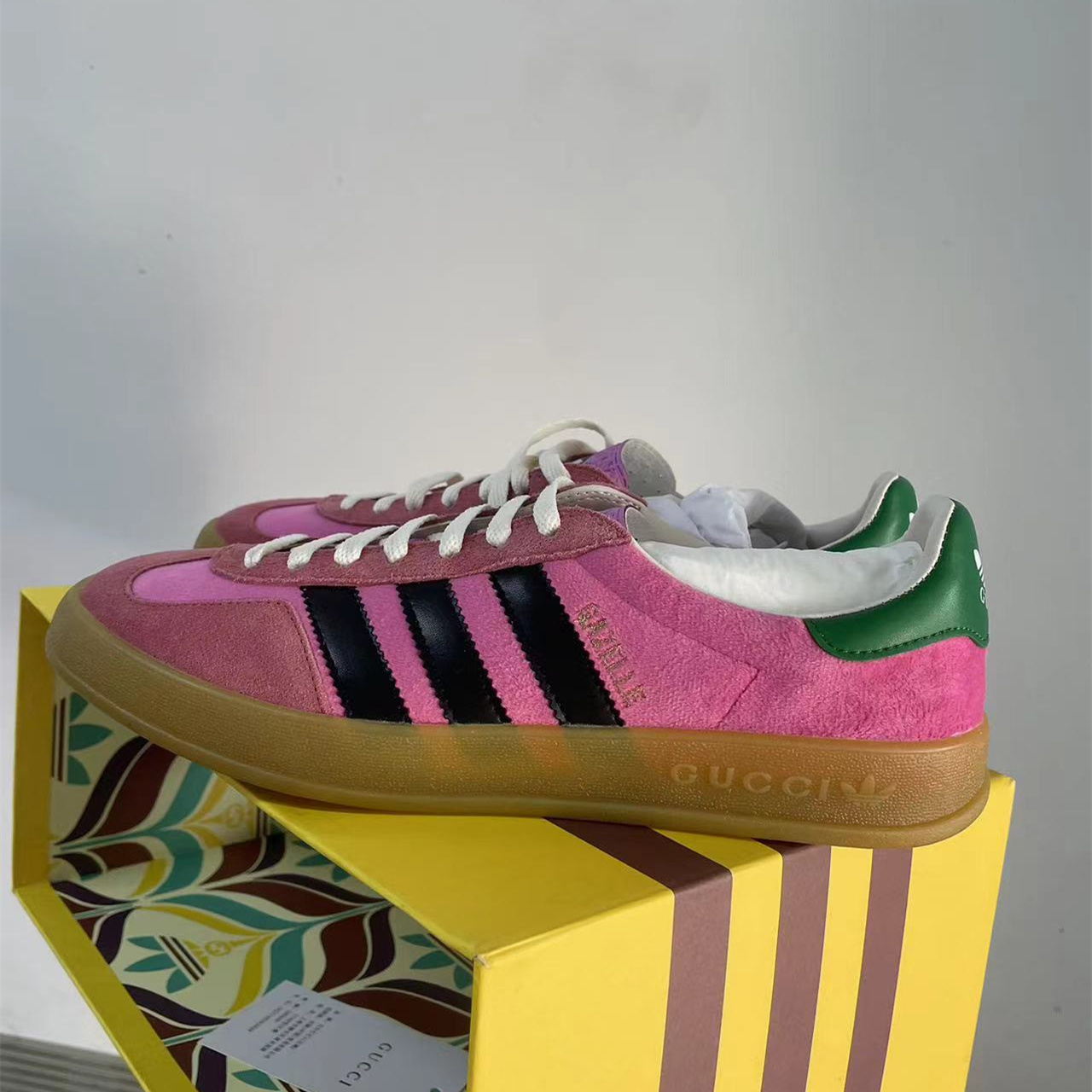 Adidas x Gucci Gazelle Pink product image at shoes886.com