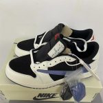 A-014 Travis Scott x Air Jordan 1 Low Blue Trainers