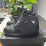 A-00001 Travis Scott X Air Jordan 1 High Black Phantom