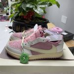 A-0001 Travis Scott x Air Jordan 1 Low OG "Shy Pink"