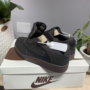 A-0001 Air Jordan 1 Retro Low Travis Scott Velvet Brown Shoes