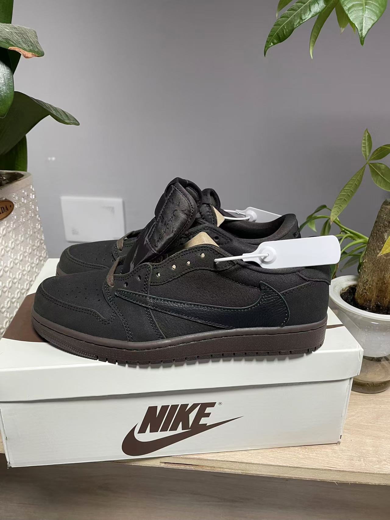 Air Jordan 1 Travis Scott Low Velvet Brown - shoes886.com